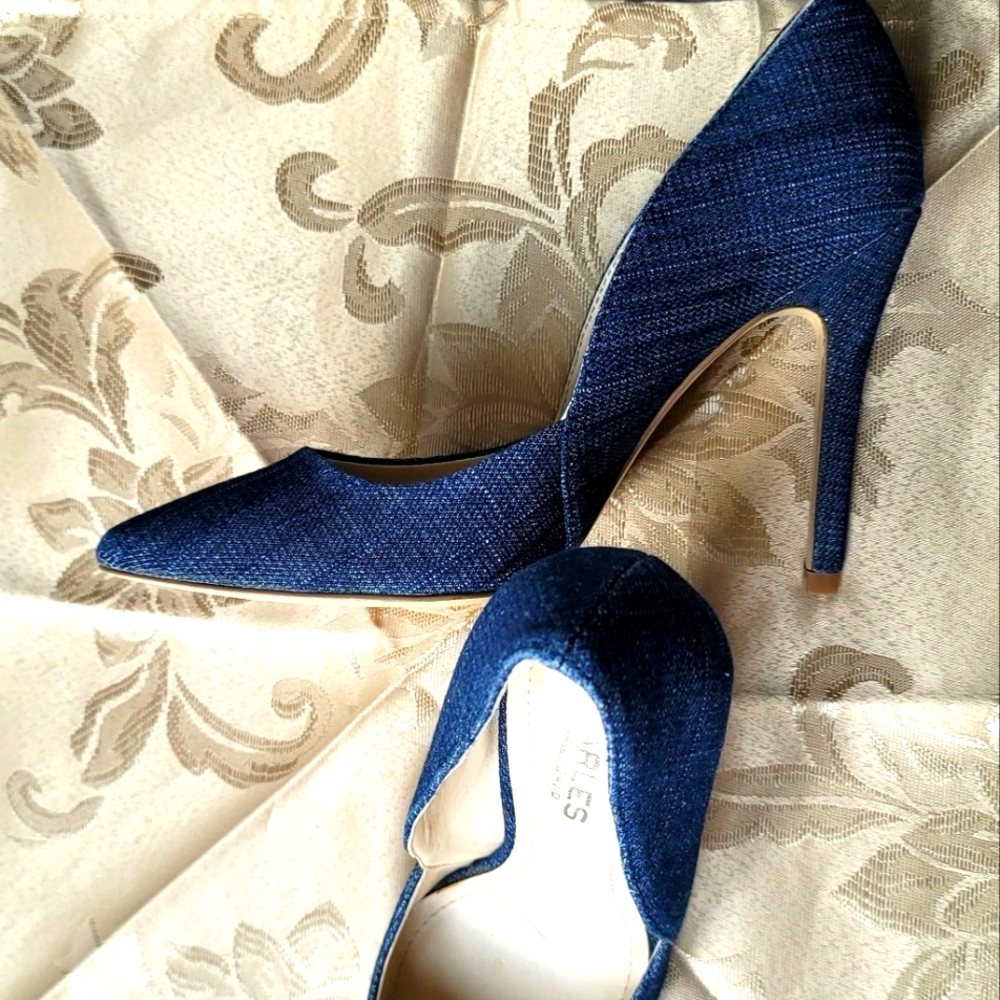 Charles by Charles David Stiletto Denim Heels Size 6